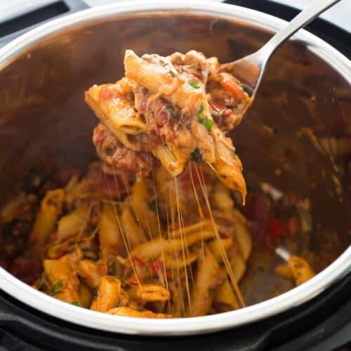 Easy Instant Pot Baked Ziti Recipe Video Pressure Cooker