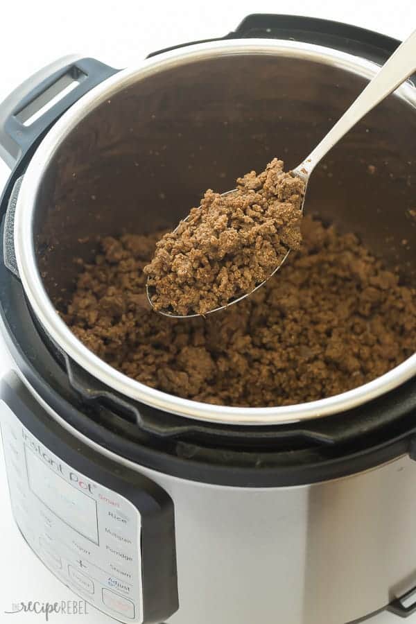 Instant Pot Taco Meat From Frozen Ground Beef The Recipe Rebel