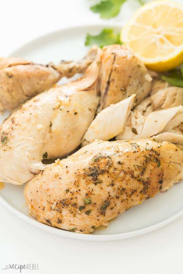 Instant pot cut top up whole chicken