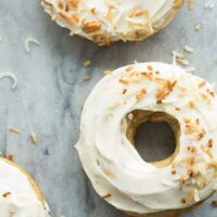 carrot cake baked donuts