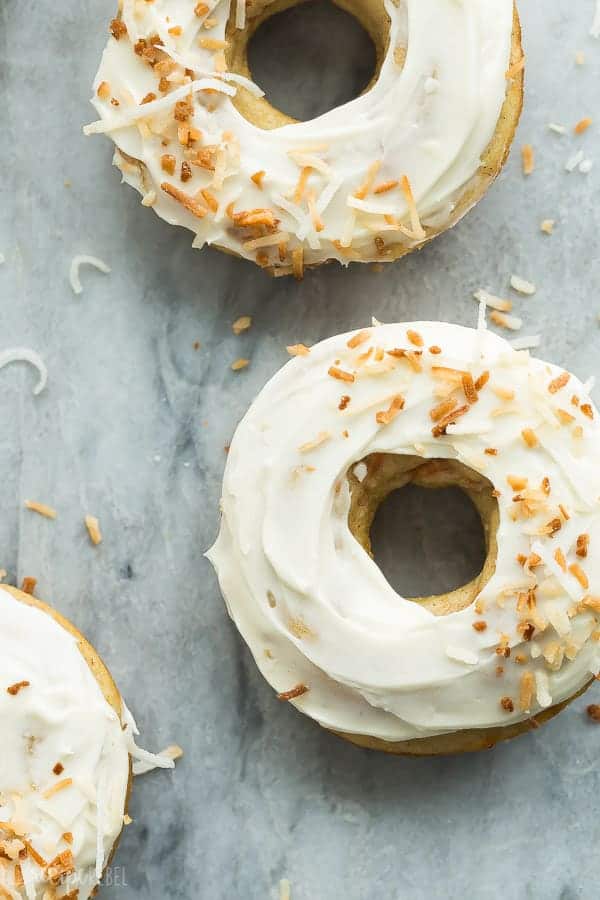 carrot cake baked donuts