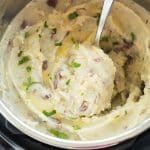 These Instant Pot Mashed Potatoes are so easy! They're made in one pot with no draining and they turn out so incredibly creamy. Perfect for a side dish for Easter, Christmas, Thanksgiving or any holiday!