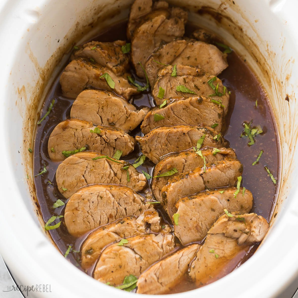 Slow Cooker Pork Tenderloin Honey