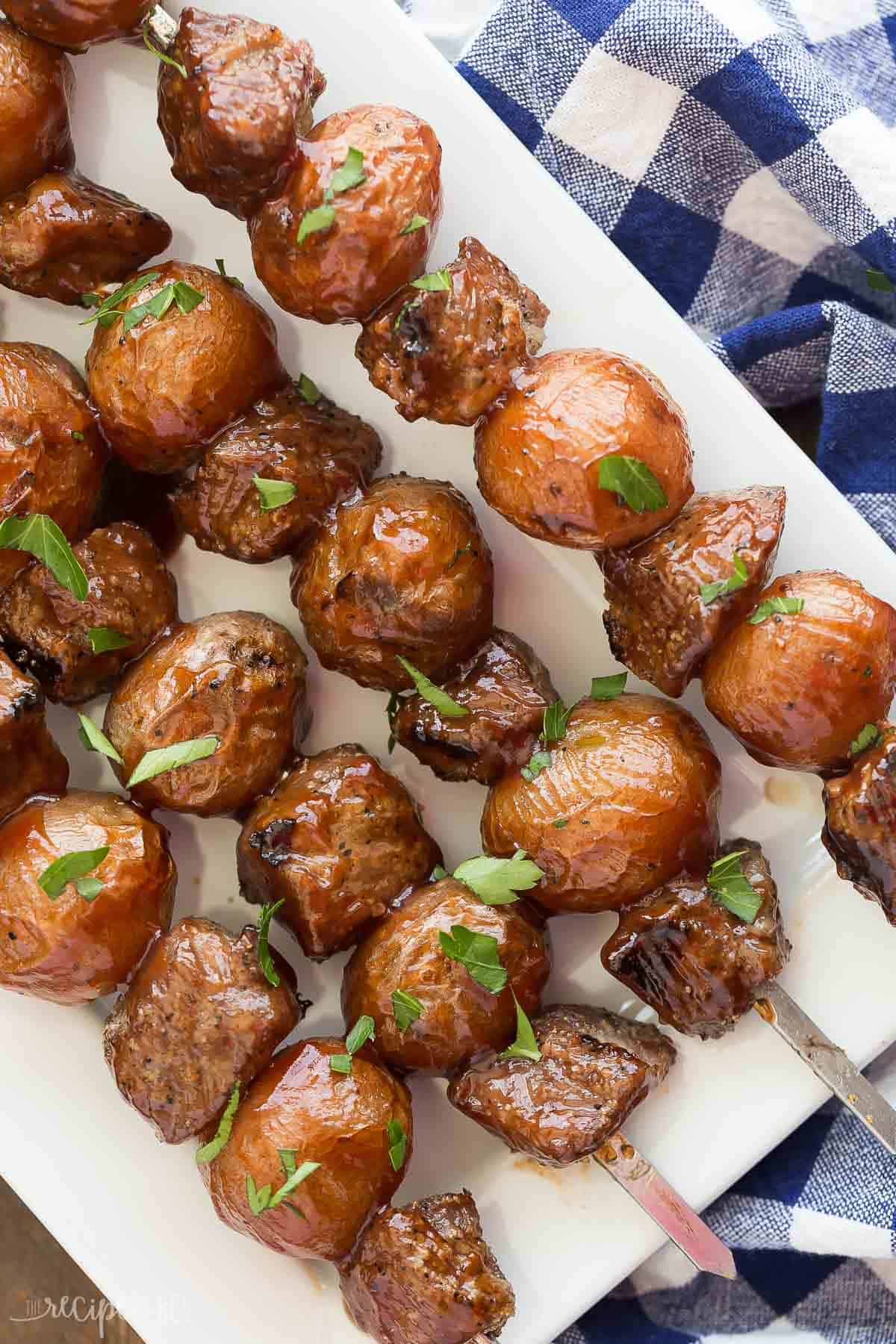 Skewered Grilled Potatoes