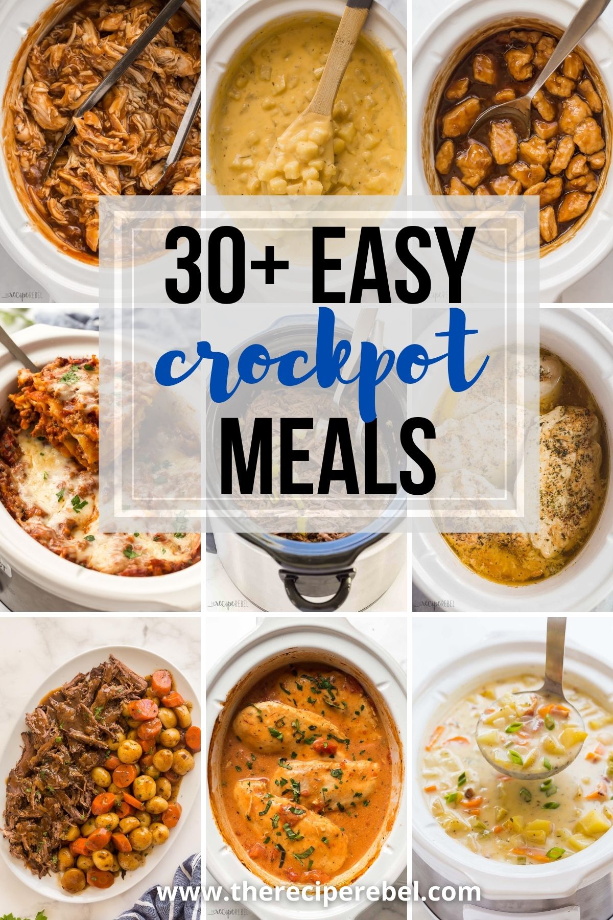 hav det sjovt servitrice trist 30+ Easy Crockpot Meals - The Recipe Rebel