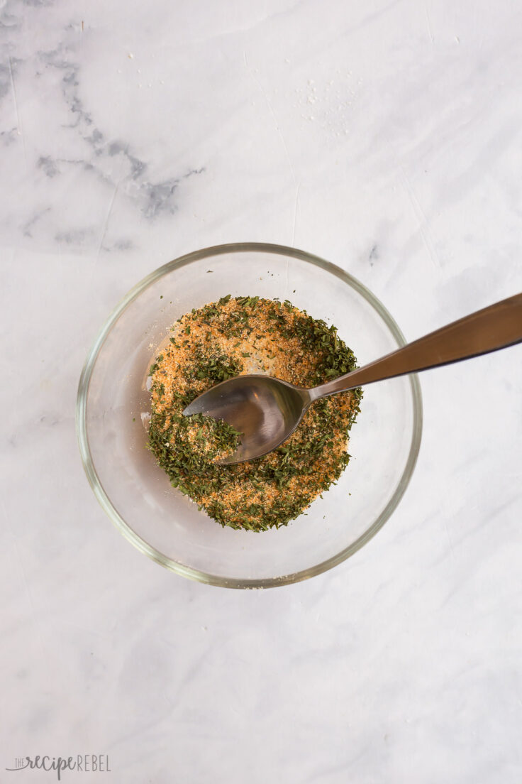 instant pot pork tenderloin seasoning in small bowl