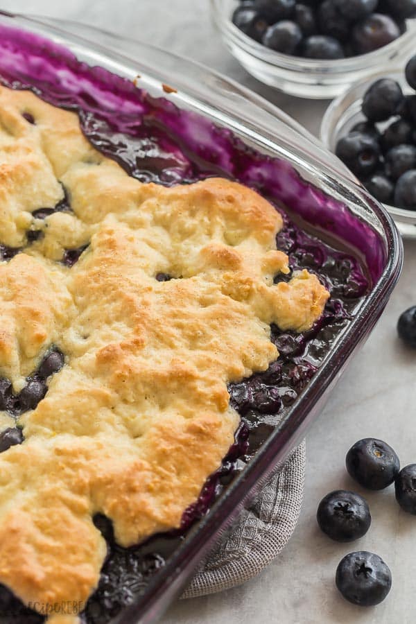 image of Blueberry Cobbler recipe by The Recipe Rebel