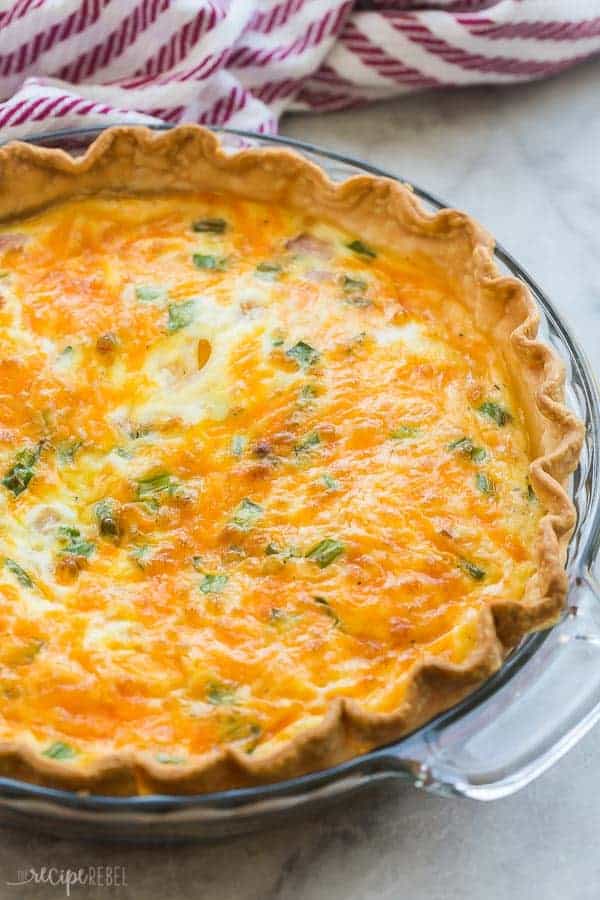 Easy Ham Quiche Recipe {VIDEO} - The Recipe Rebel