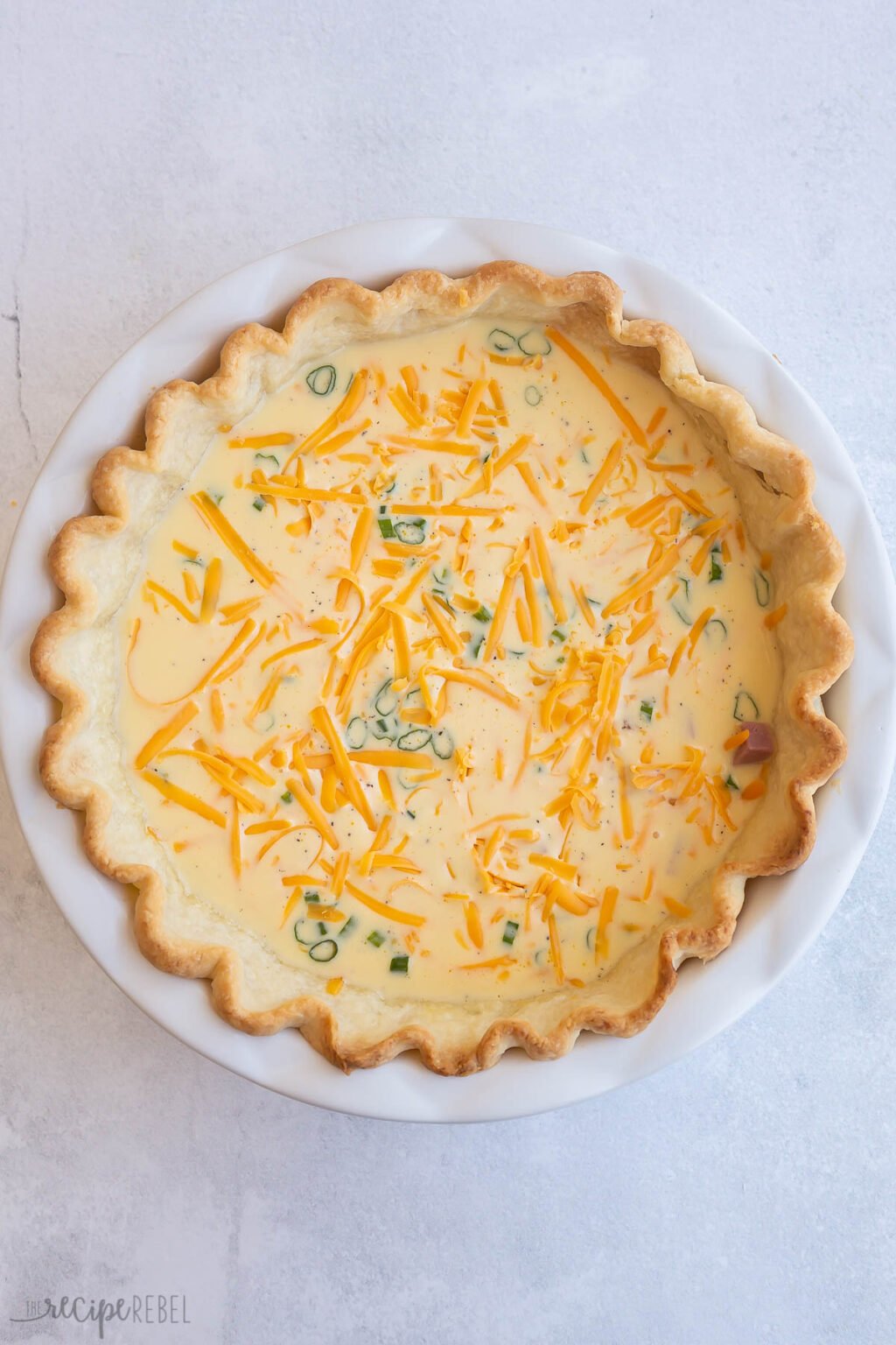 Easy Ham Quiche Recipe VIDEO - The Recipe Rebel