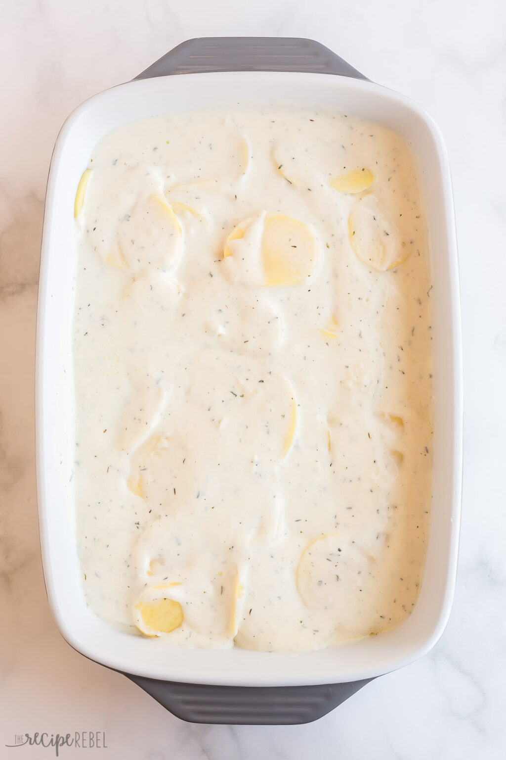Cheesy Scalloped Potatoes [VIDEO] - The Recipe Rebel