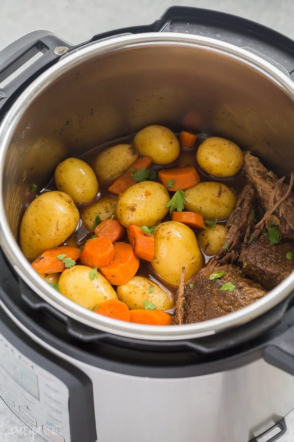 instant pot pot roast recipe (pressure cooker pot roast) + video