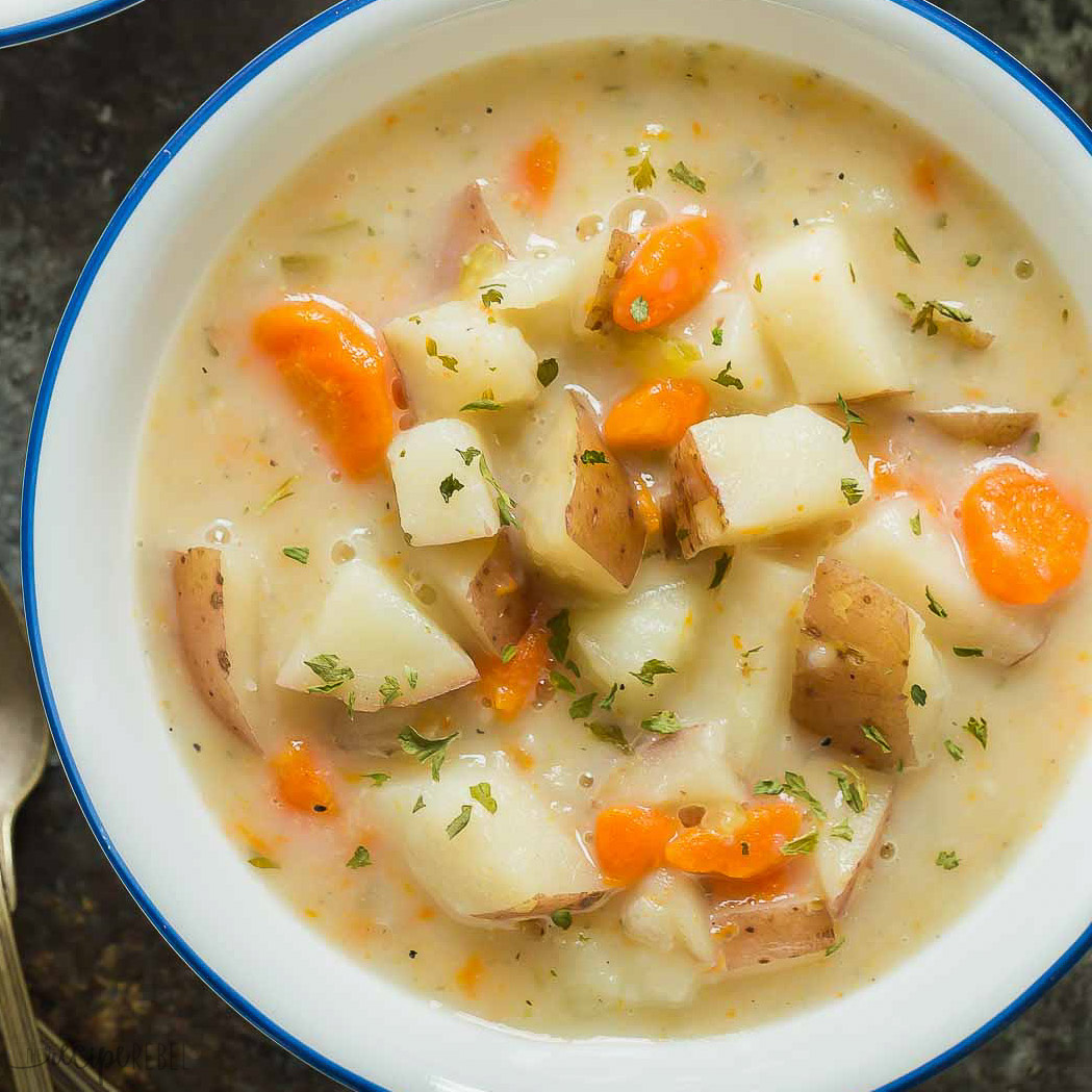 Instant Pot Potato Soup Recipe The Recipe Rebel
