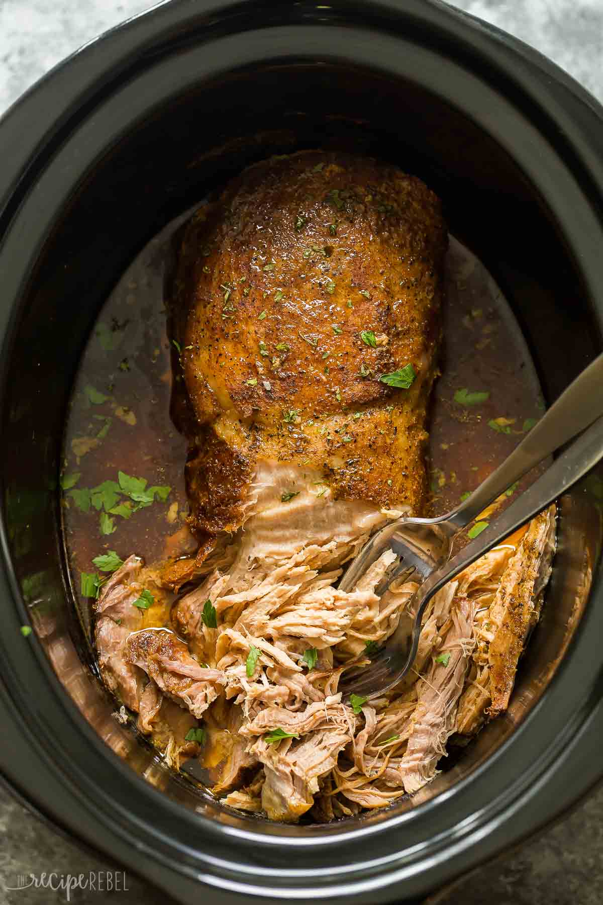 Easy Slow Cooker Pork Roast Recipe - Recipe Rebel