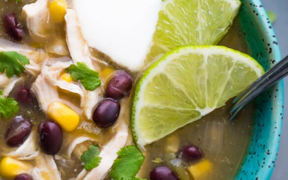 instant pot chicken chile verde soup