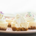 cheesecake cupcakes with a bite