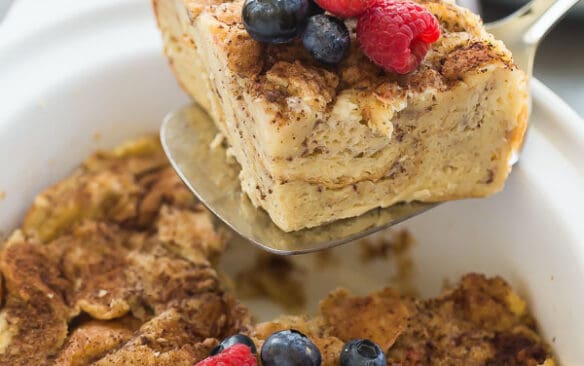 slice of crockpot french toast