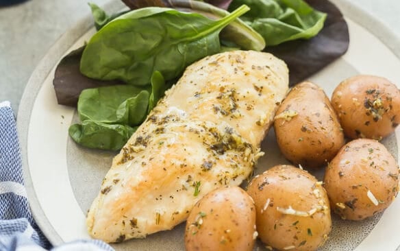 instant pot parmesan chicken and potatoes