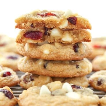 cranberry white chocolate cookies
