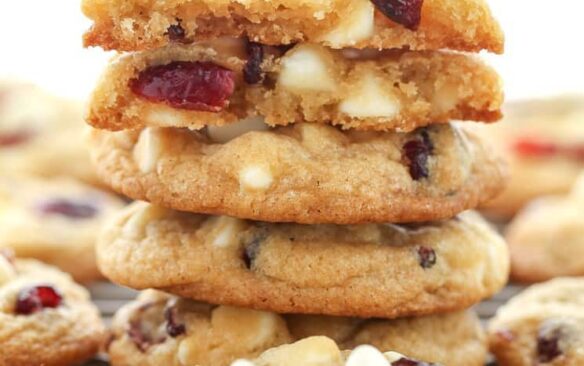 cranberry white chocolate cookies