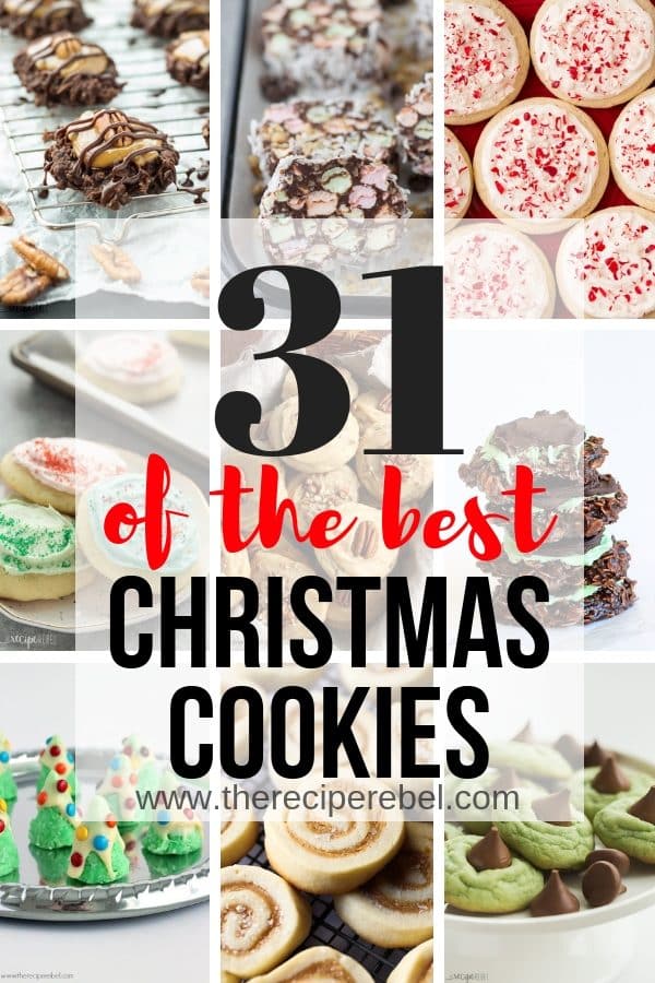 best christmas cookies collage
