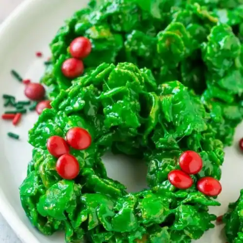 no bake christmas wreath cookies from dinner at the zoo.