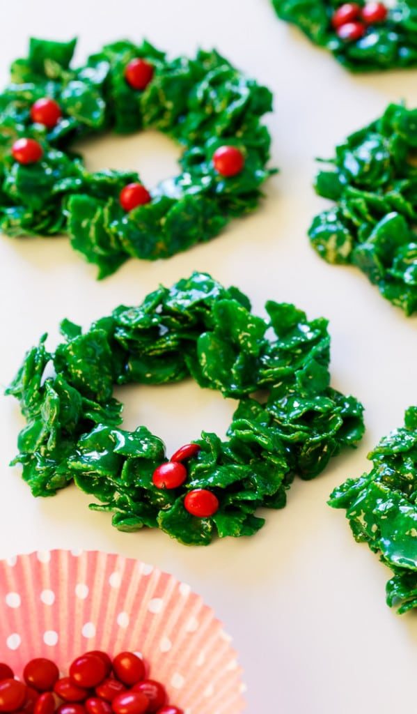 wreath christmas cookies