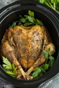 crockpot turkey in slow cooker