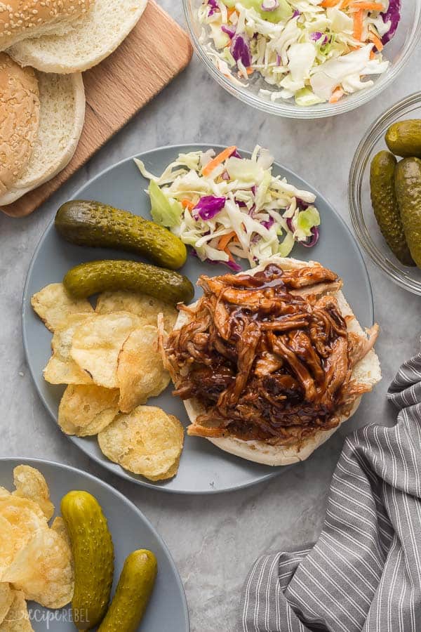 crock pot pulled pork with bbq sauce