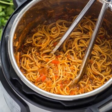 instant pot spaghetti in pressure cooker