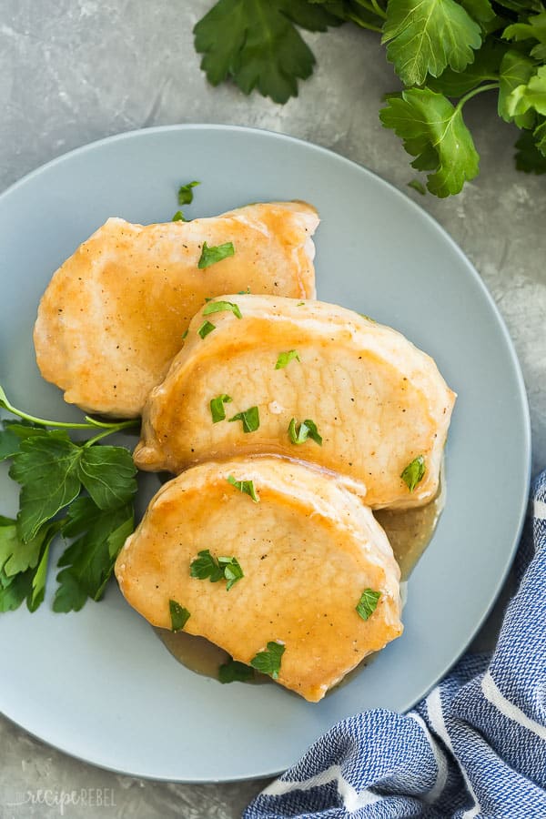 overhead crock pot pork chops