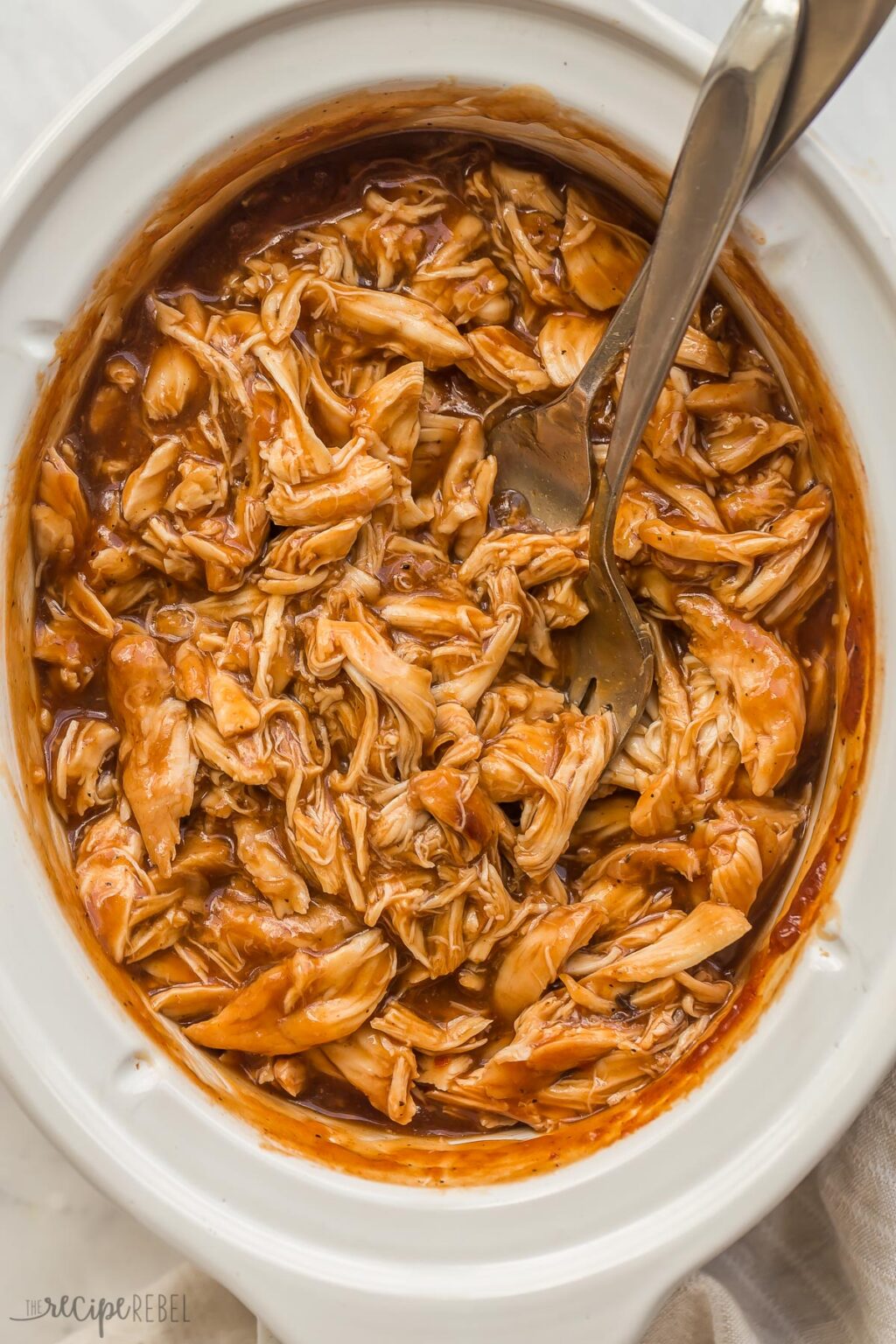 Slow Cooker BBQ Chicken recipe The Recipe Rebel
