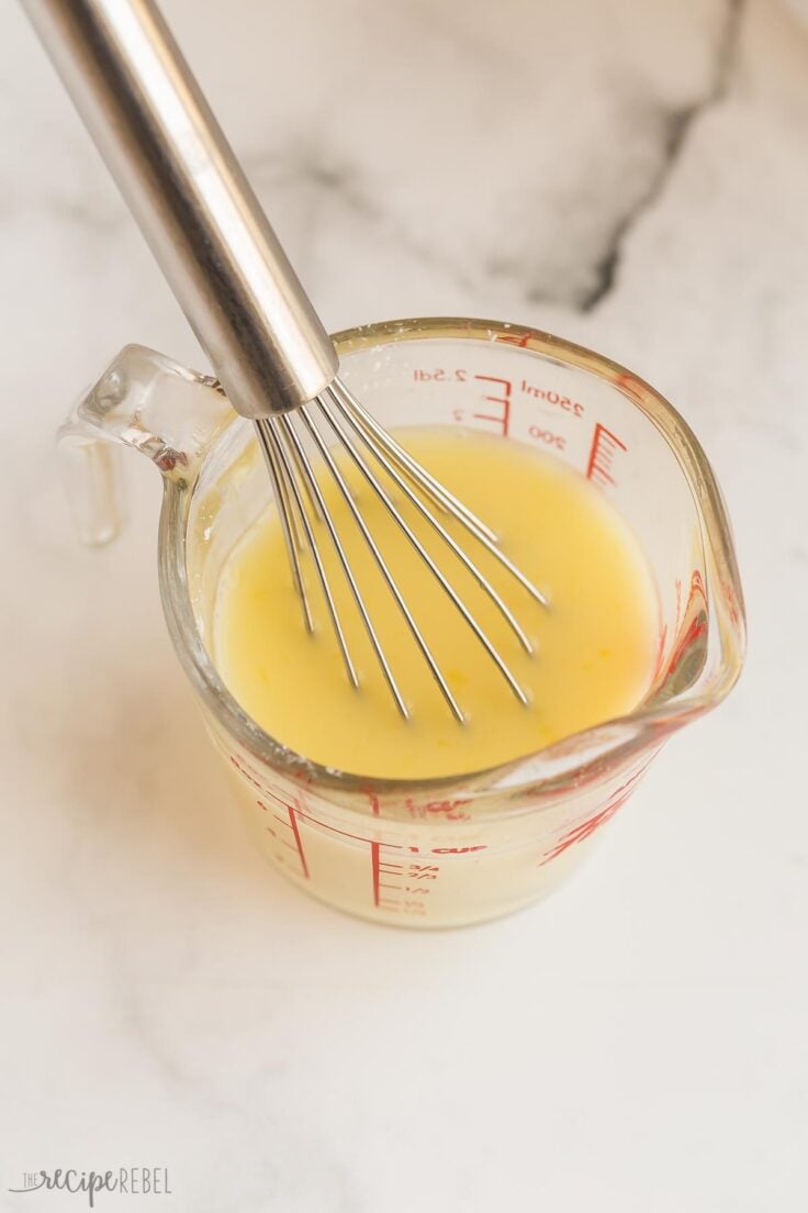 pineapple juice and corn starch stirred together