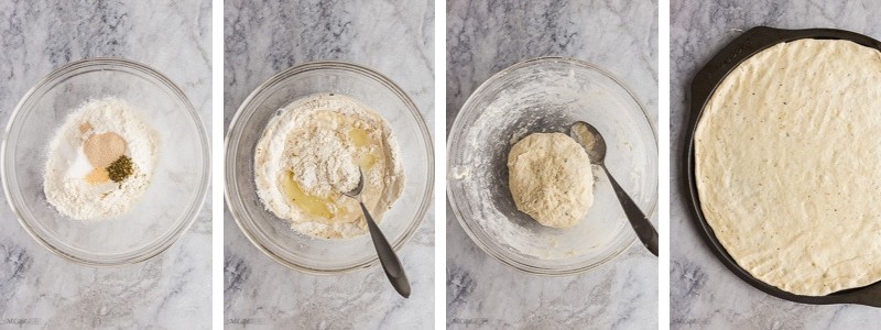 easy pizza dough step by step photos