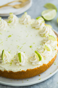 key lime cheesecake whole