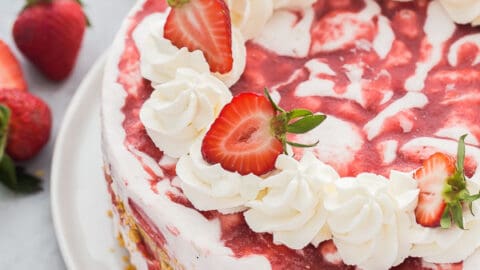 Strawberry Shortcake Ice Cream Cake Recipe