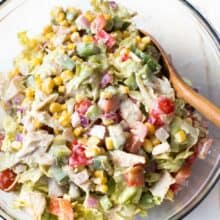 chicken fajita chopped salad
