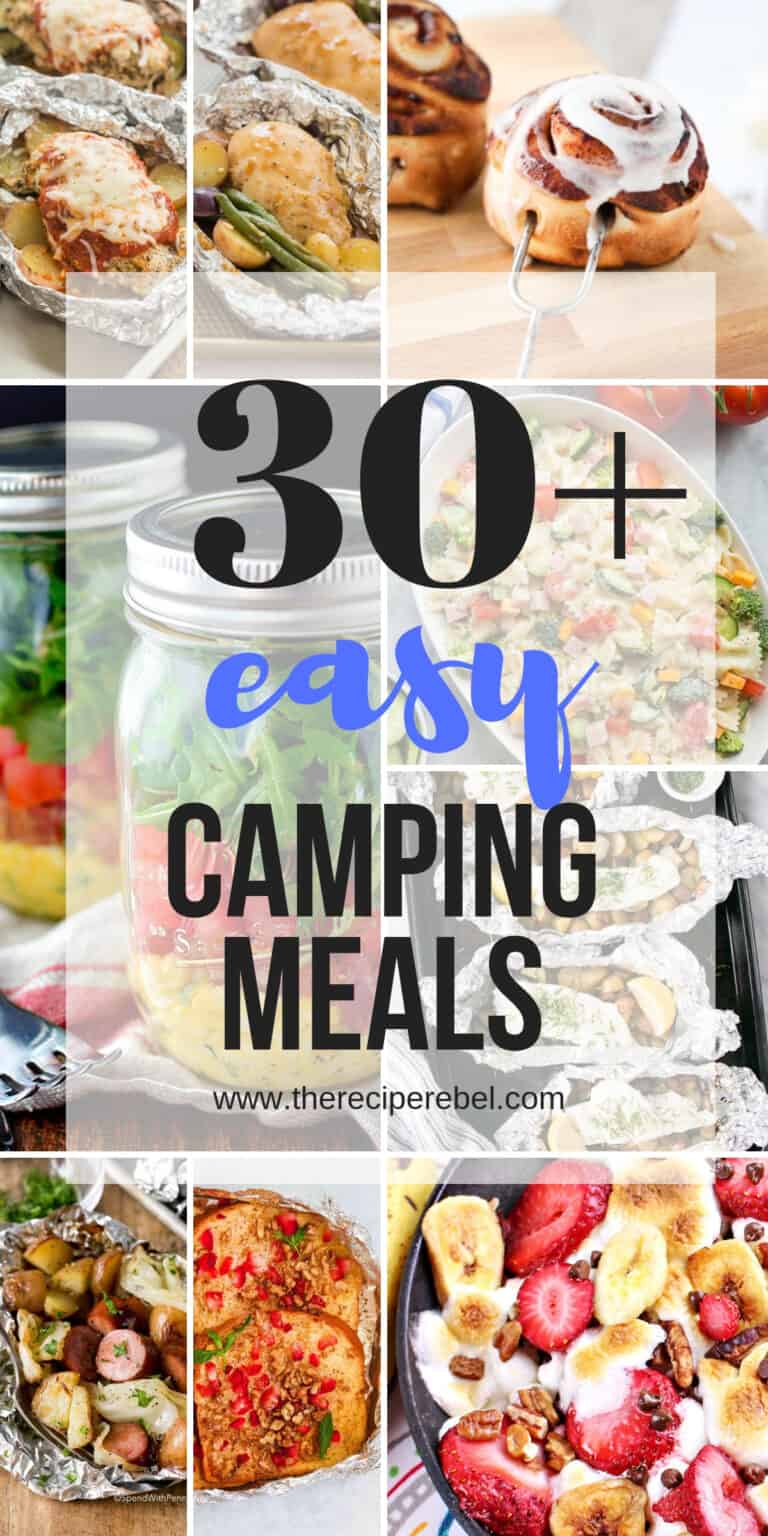 long camping trip meals