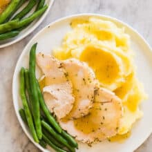 crockpot turkey breast with mashed potatoes