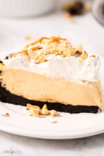 Peanut Butter Pie {no bake} - The Recipe Rebel [with VIDEO]