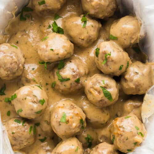 Slow Cooker Swedish Meatballs The Recipe Rebel