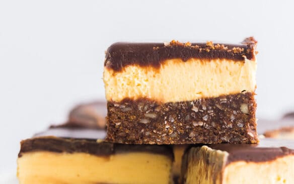 nanaimo bars close up