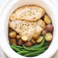 crockpot chicken and potatoes