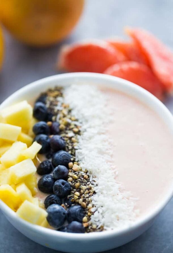 Simply Stacie Grapefruit Smoothie Bowl