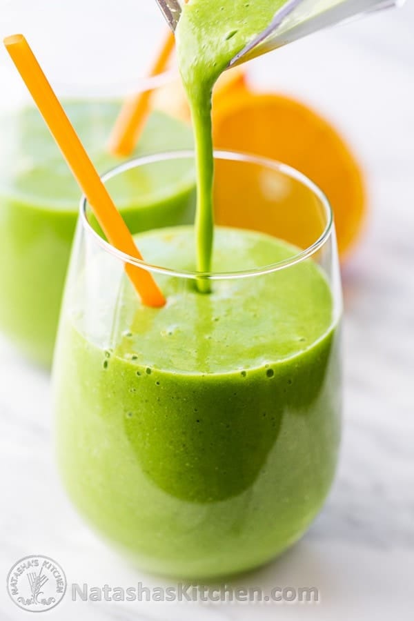 Natasha's Kitchen Green Smoothie Recipe