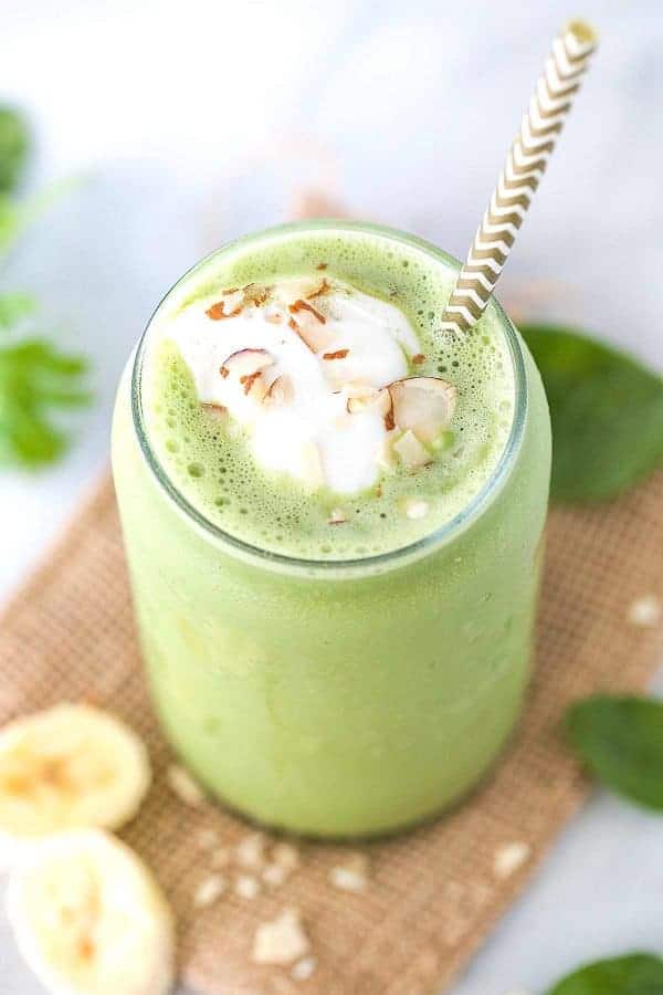 Jessica Gavin Green Tea Matcha Smoothie