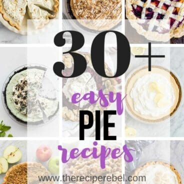 pie recipes collage