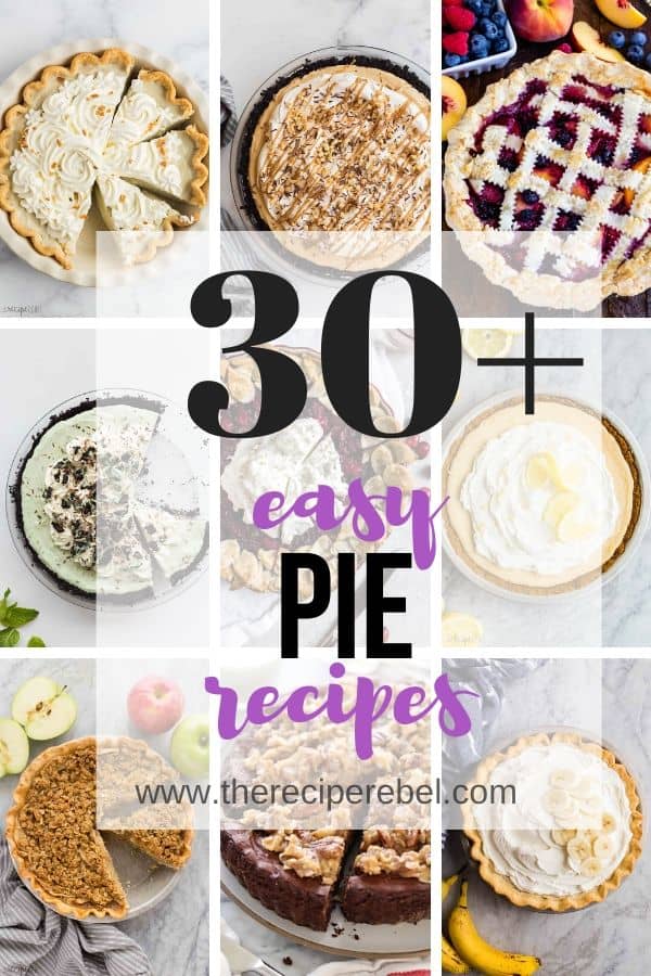 pie recipes collage 