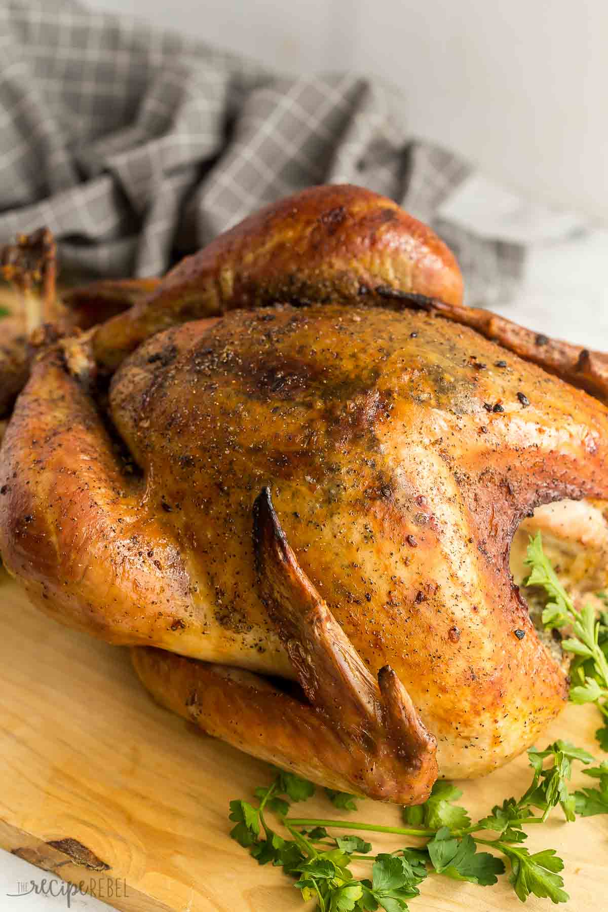 Garlic Brown Sugar Dry Brine Turkey [VIDEO] The Recipe Rebel