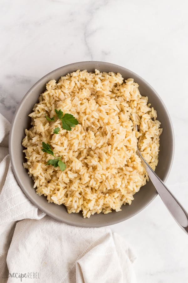 Instant Pot Brown Rice (long grain or basmati) - The Recipe Rebel