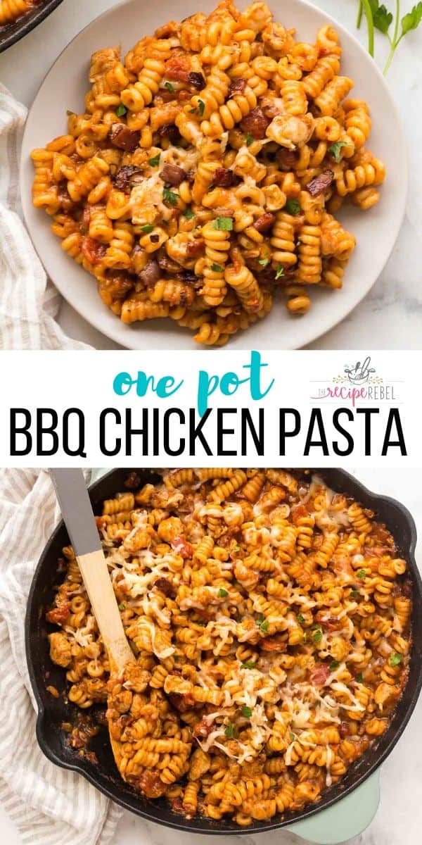 One Pot Bbq Chicken Pasta With Bacon Video